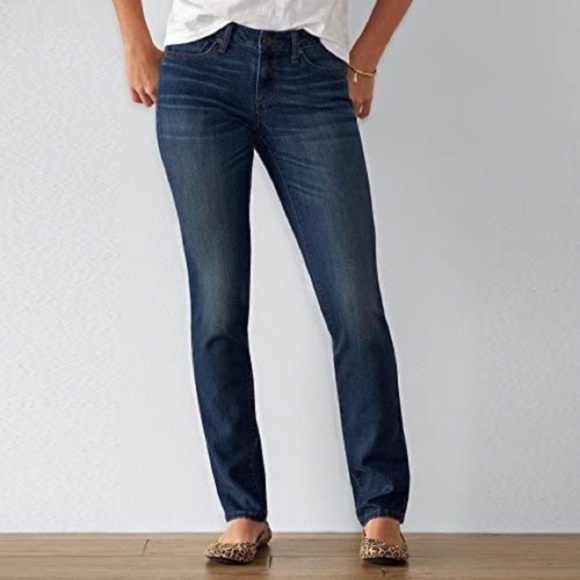 SONOMA Slim Straight Jeans Life + Style Low Rise - Picture 1 of 6